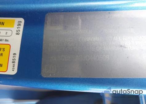 2018 Chevrolet Spark Ls Cvt from USA, damaged, VIN KL8CB6SA8JC440508